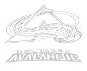 Printable colorado avalanche logo nhl hockey sport1  coloring pages